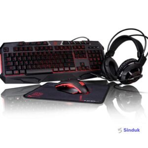 THERMALTAKE KNUCKER 4 IN 1 GAMING KIT (MOUSE KEYBOARD MOUSEPAD HEADPHONE) COMBO