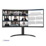 LG UltraWide 34WR55QK-B 34 Inch 3K UWQHD Display Dual HDMI, DP, USB-C Curved Professional Monitor