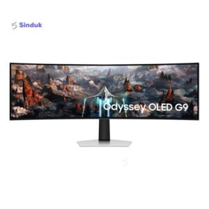 Samsung Odyssey G9 49 Inch DQHD Super Ultrawide OLED HDMI, Micro HDMI, DP, USB Curved Smart Gaming Monitor #LS49CG930SW / LS49CG930SWX (3 Year)
