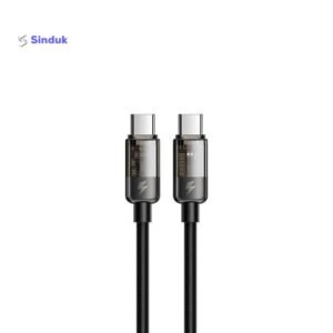 Mcdodo CA-3160 Auto Power Off Type-C to Lightning Transparent Data Cable 36W - 1.2M