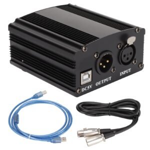 Phantom Power Supply For Condenser Microphone (48V, 1-Channel)