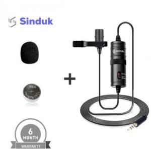 Original BOYA M1 Microphone for Smartphone, DSLR, Laptop, MacBook (Official Product with 6 Months Warranty)
